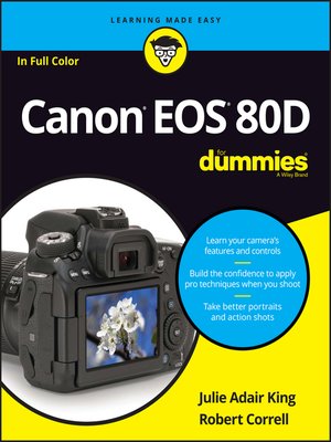 cover image of Canon EOS 80D For Dummies